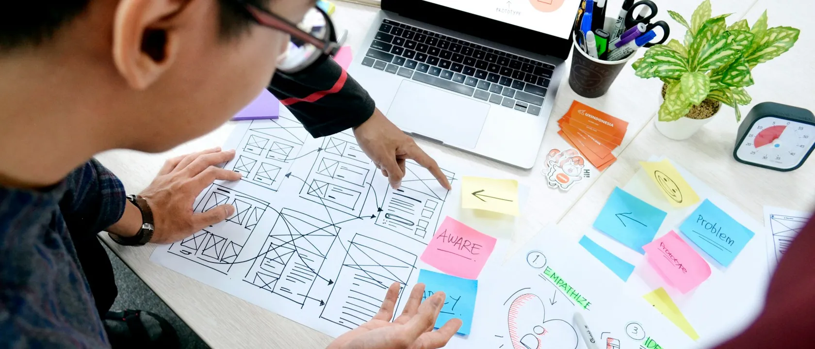 Website journey mapping and wireframe workshop for bespoke website design Plymouth clients - Web Design Plymouth | Bloxli Web Design Plymouth