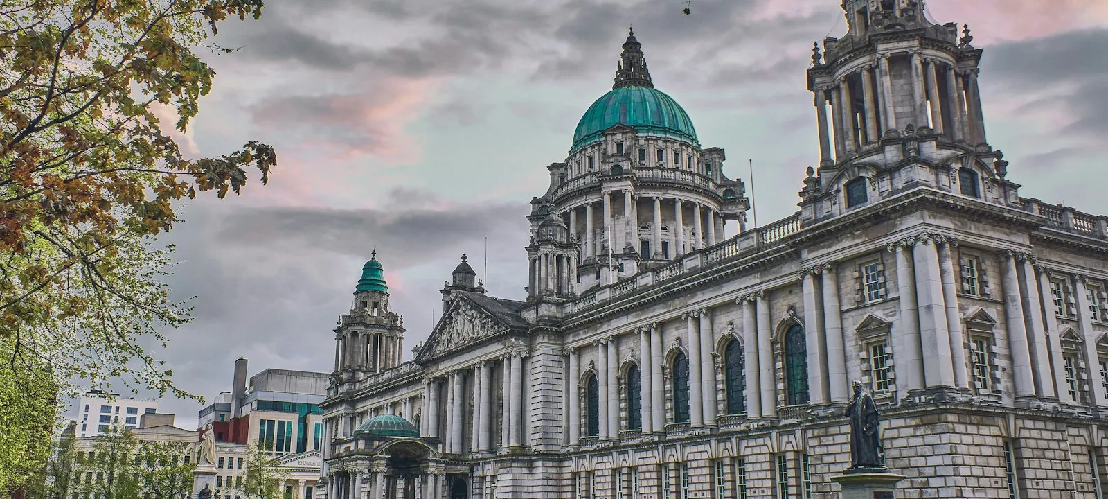 Belfast City Hall on a spring morning (Apr., 2020) - Web Design Belfast | Bloxli Web Design Belfast