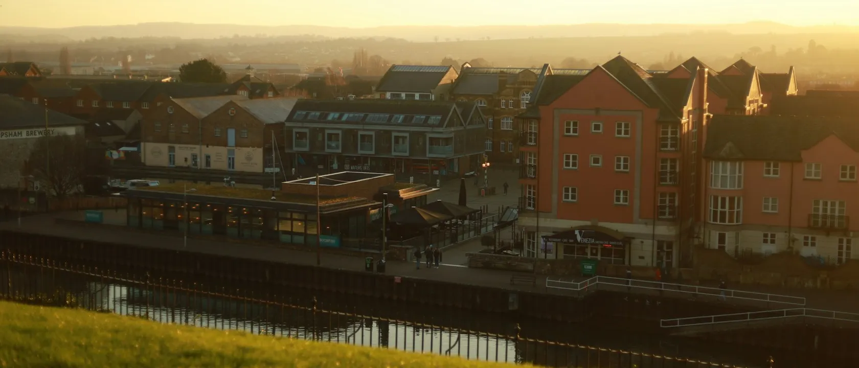 Exeter Quay and River Exe at sunset - Web Design Exeter | Bloxli Web Design Exeter