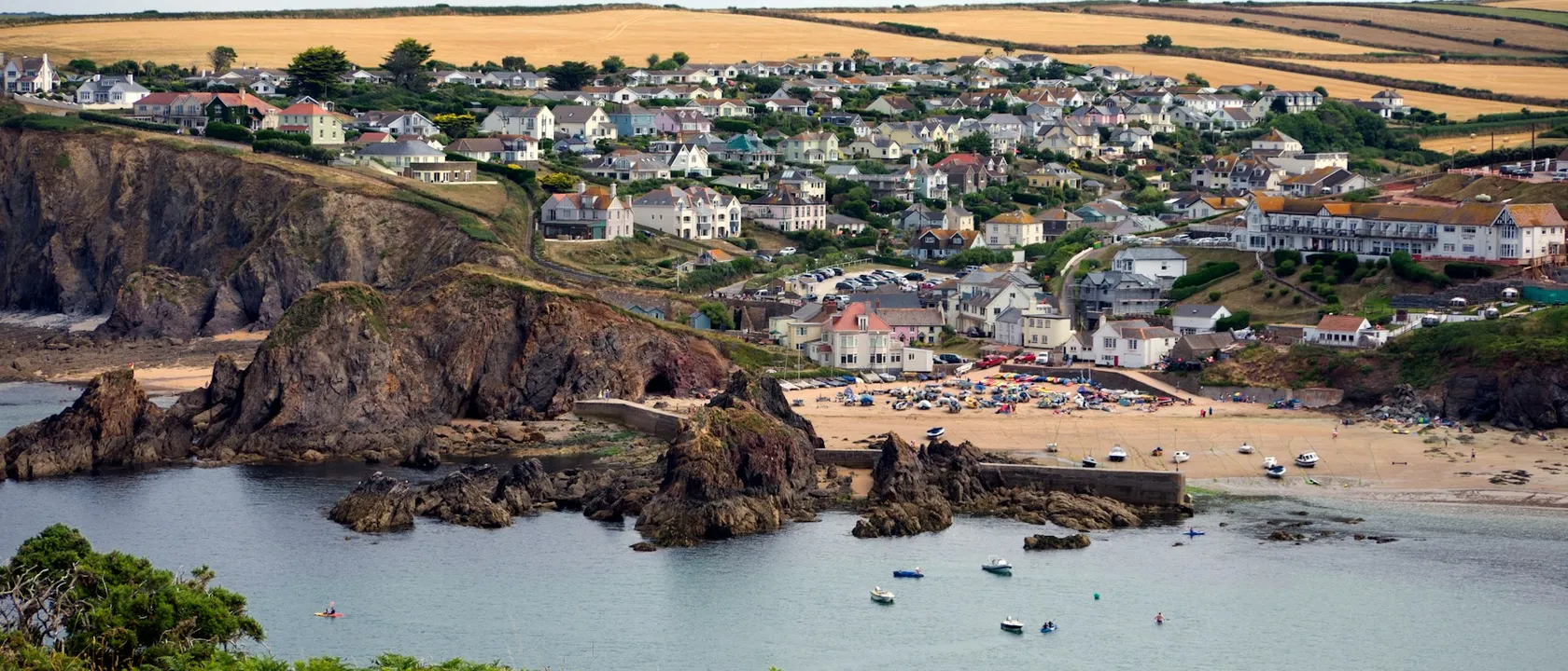 Hope Cove on the South Hams coast near Kingsbridge - Web Design Totnes | Bloxli Web Design Totnes