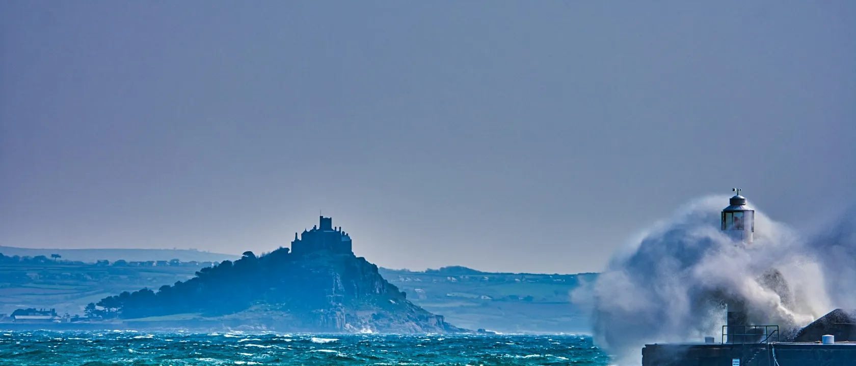 Penzance harbour and St Michaels Mount coastline - Web Design Helston | Bloxli Web Design Helston